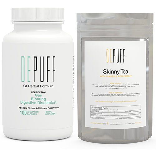 DePuff GI Herbal Formula + DePuff Skinny Tea - Package Deal