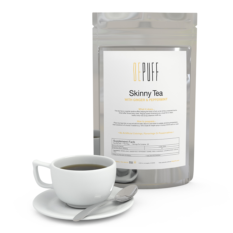 DePuff Skinny Tea - 20 Herbal Tea Bags